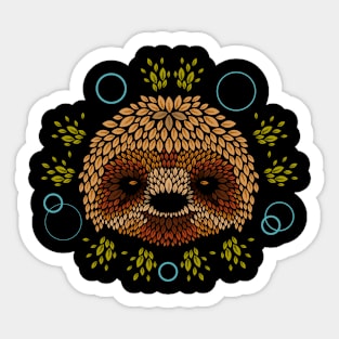 Sloth Face Sticker